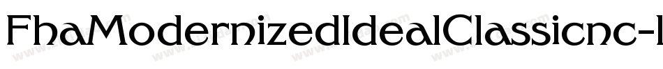 FhaModernizedIdealClassicnc-lzVX字体转换