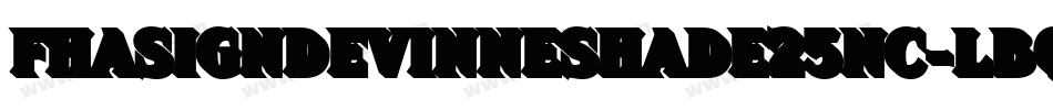 FhaSignDevinneShade25nc-LBqZ字体转换