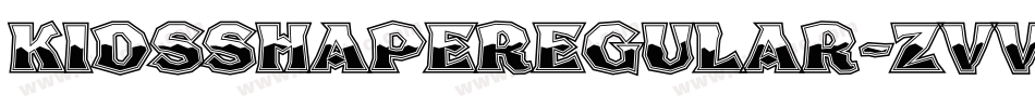 KidsShapeRegular-ZVV4J字体转换 KidsShapeRegular-ZVV4J字体转换