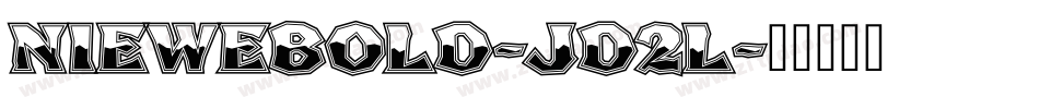 NieweBold-jd2l字体转换