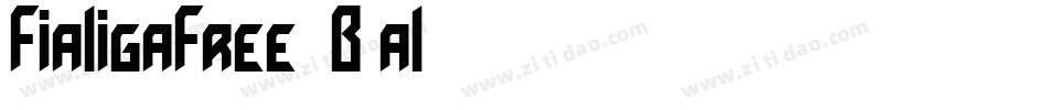 FialigaFree-4B7al字体转换