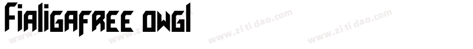 Fialigafree-owgl4字体转换