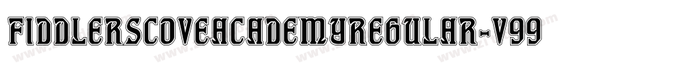 FiddlersCoveAcademyRegular-v99M字体转换