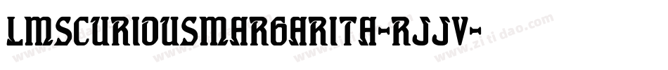 LmsCuriousMargarita-RJjv字体转换