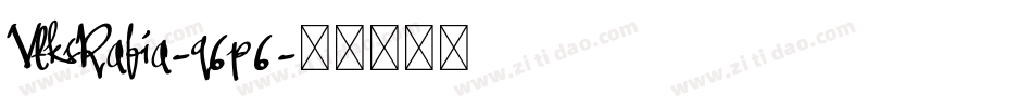 VtksRafia-q6p6字体转换