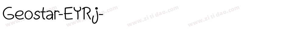 Geostar-EYRj字体转换