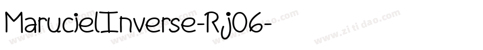 MarucielInverse-Rj06字体转换