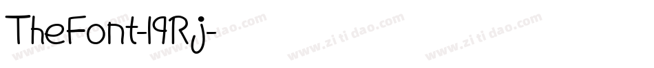 TheFont-19Rj字体转换