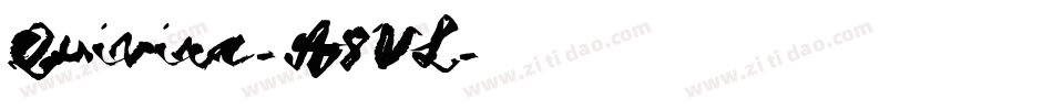 Quivira-A8VL字体转换
