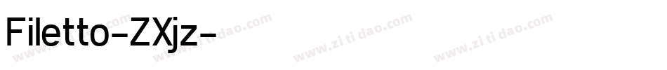 Filetto-ZXjz字体转换