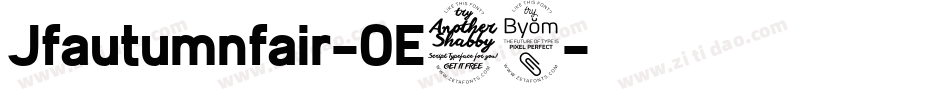 Jfautumnfair-OE78字体转换
