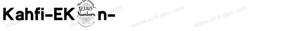 Kahfi-EK3n字体转换