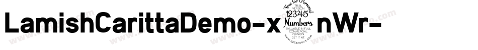 LamishCarittaDemo-x3nWr字体转换