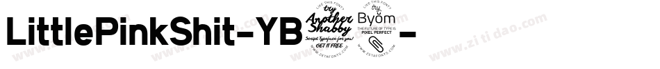 LittlePinkShit-YB78字体转换