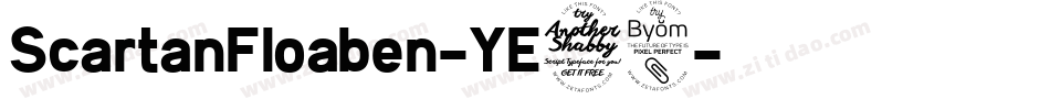 ScartanFloaben-YE78字体转换