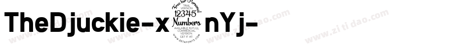 TheDjuckie-x3nYj字体转换