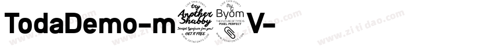 TodaDemo-m78V字体转换