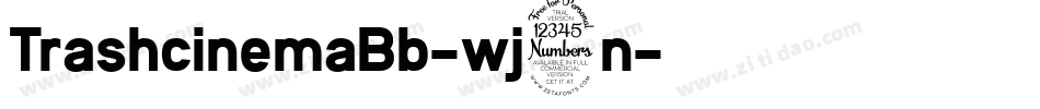 TrashcinemaBb-wj3n字体转换