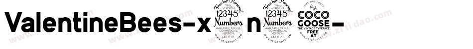 ValentineBees-x3n35字体转换