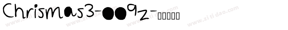 Chrismas3-oo9z字体转换