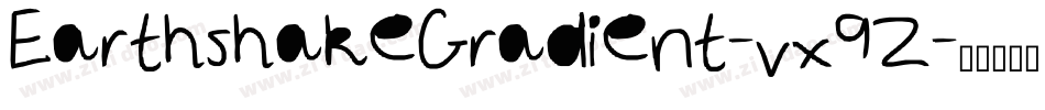 EarthshakeGradient-vx9Z字体转换