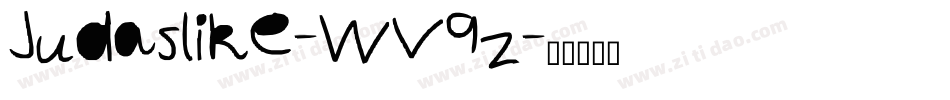 Judaslike-WV9z字体转换