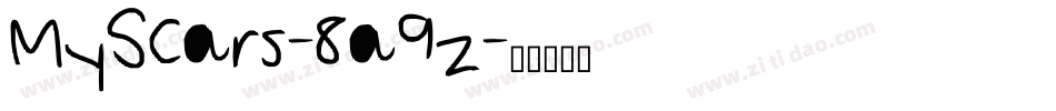 MyScars-8a9z字体转换