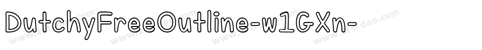 DutchyFreeOutline-w1GXn字体转换