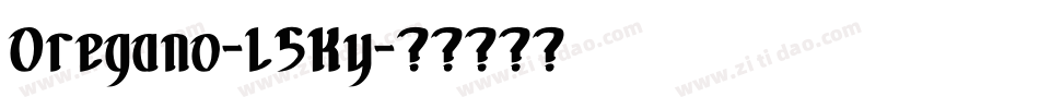 Oregano-l5Ky字体转换