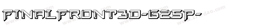 FinalFront3D-G25P字体转换