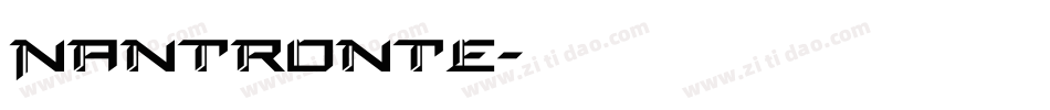 Nantronte字体转换