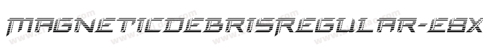 MagneticDebrisRegular-e8XB字体转换