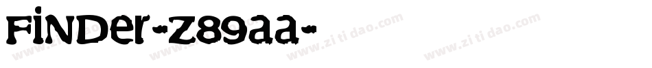 Finder-z89aa字体转换