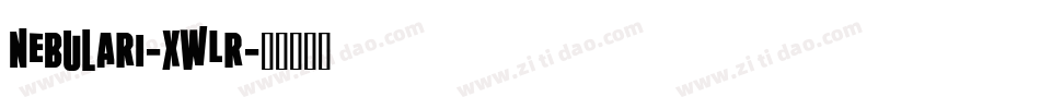Nebulari-xWLr字体转换