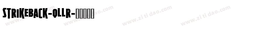 StrikeBack-qLLr字体转换