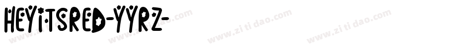 HeyItsRed-yYrZ字体转换