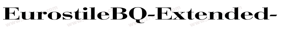 EurostileBQ-Extended字体转换