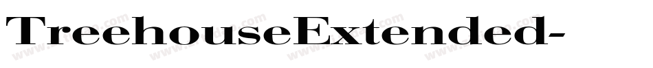 TreehouseExtended字体转换
