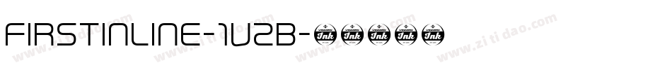 FirstInLine-1VzB字体转换