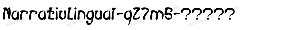 Narrativlingua1-qZ7m5字体转换
