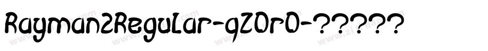 Rayman2Regular-qZ0r0字体转换
