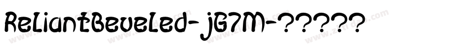 ReliantBeveled-jG7M字体转换