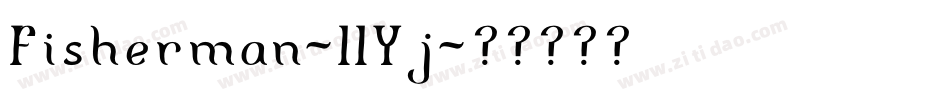 Fisherman-11Yj字体转换