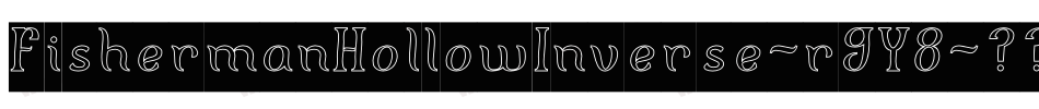 FishermanHollowInverse-r9Y8字体转换