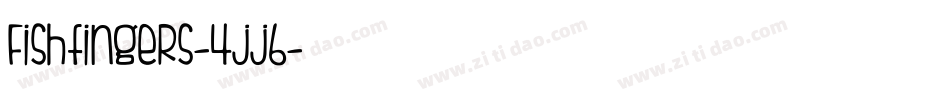 Fishfingers-4jj6字体转换