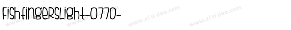 FishfingersLight-077o字体转换
