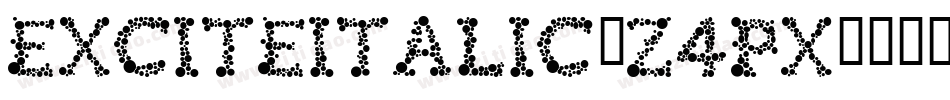 ExciteItalic-Z4px字体转换