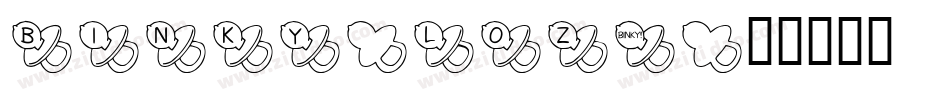 Binky-LOz5字体转换