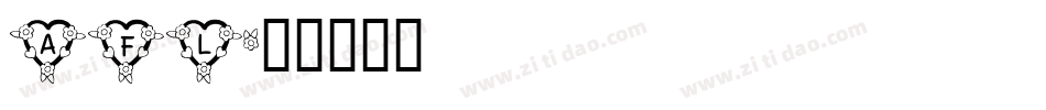 AFL字体转换
