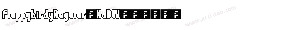 FlappybirdyRegular-KaBW字体转换
